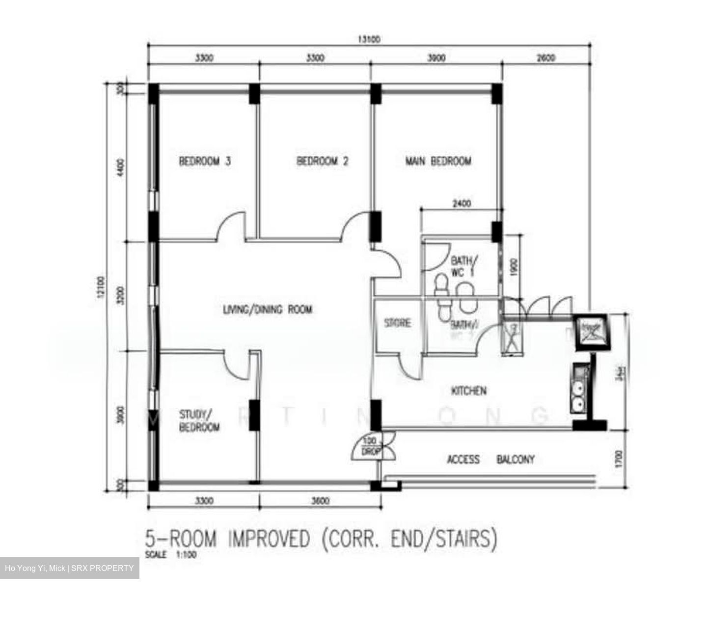 Blk 126 Pasir Ris Street 11 (Pasir Ris), HDB 5 Rooms #542690441